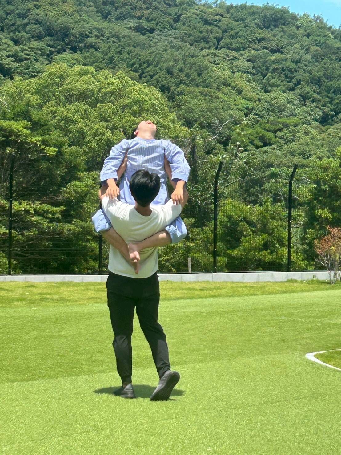 晴れた日に｜職員と(^^)/