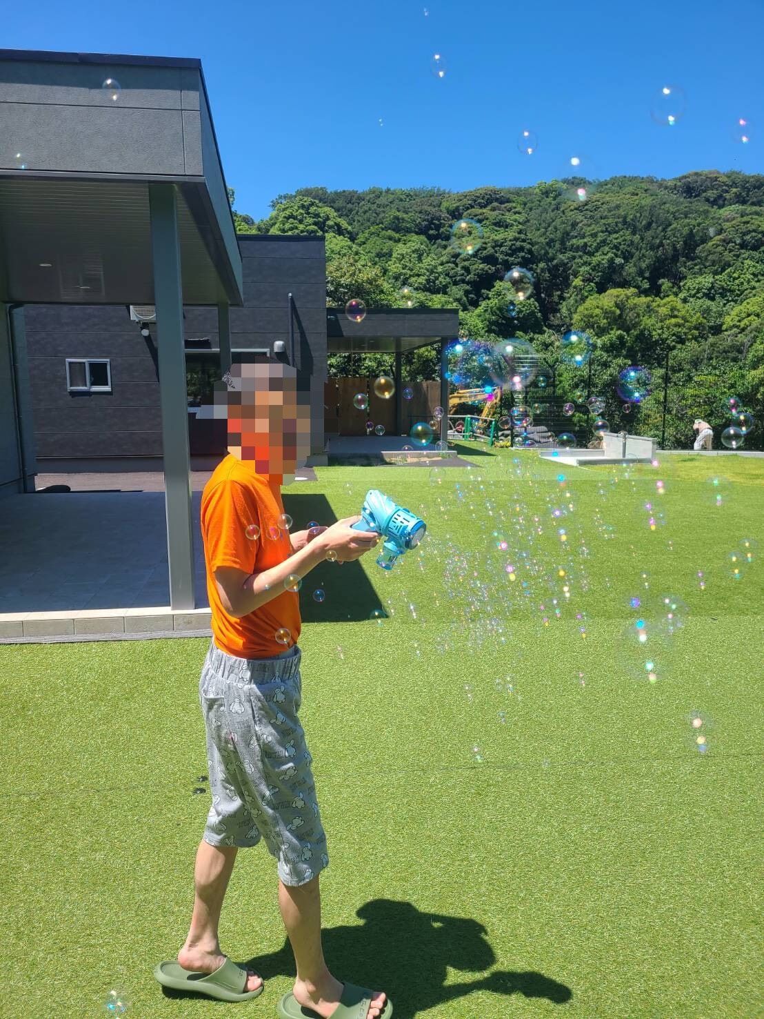 梅雨が明けて｜シャボン玉日和です(^^♪