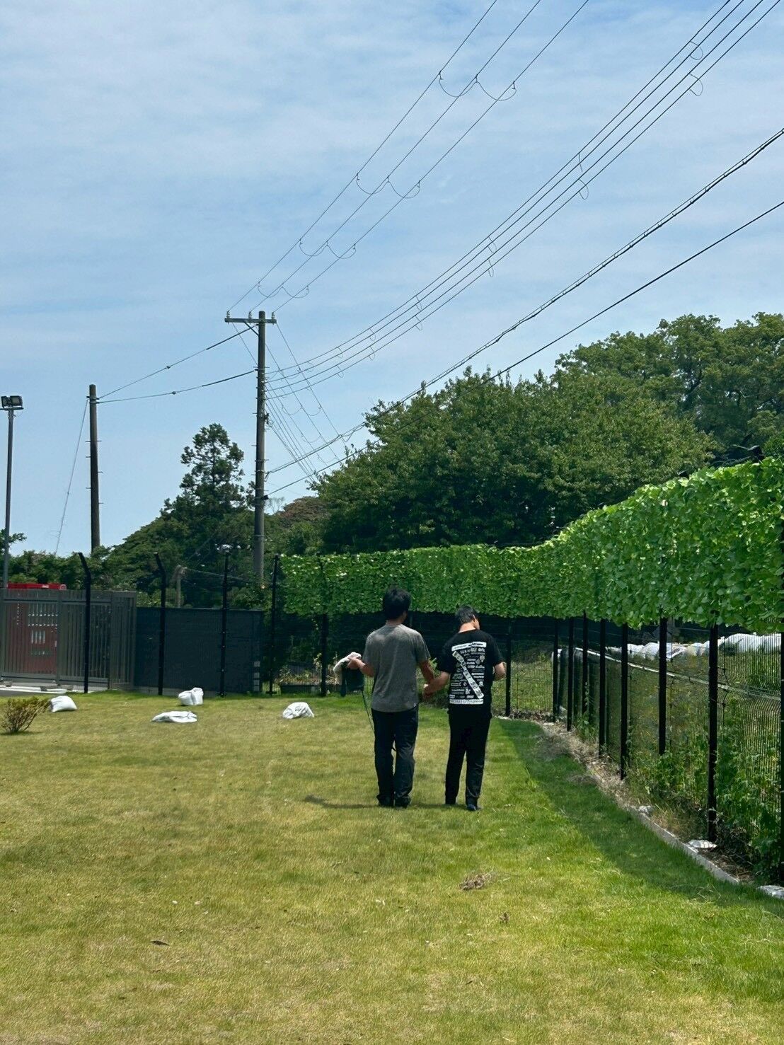 職員とお散歩♪