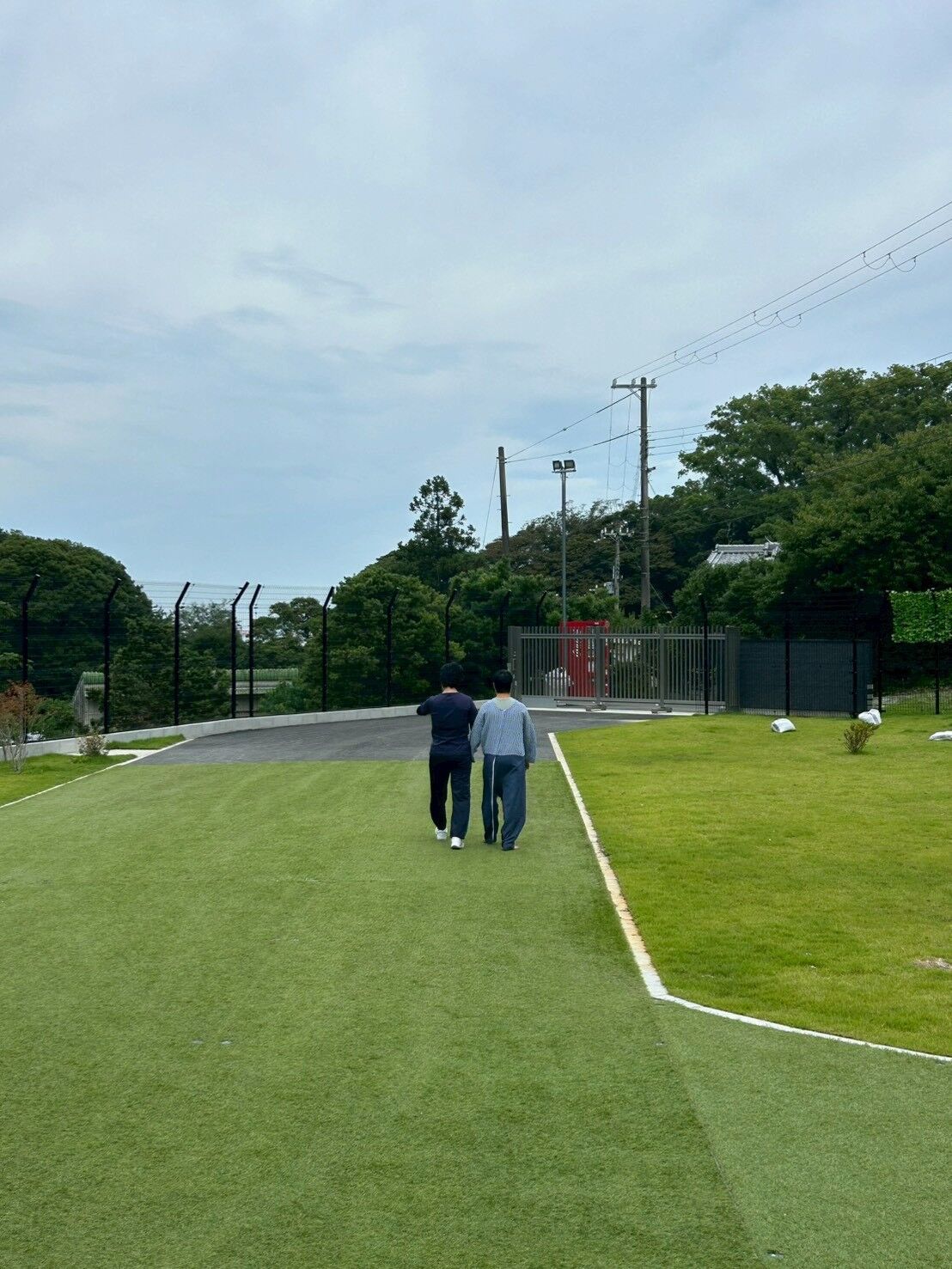 職員とお散歩♪