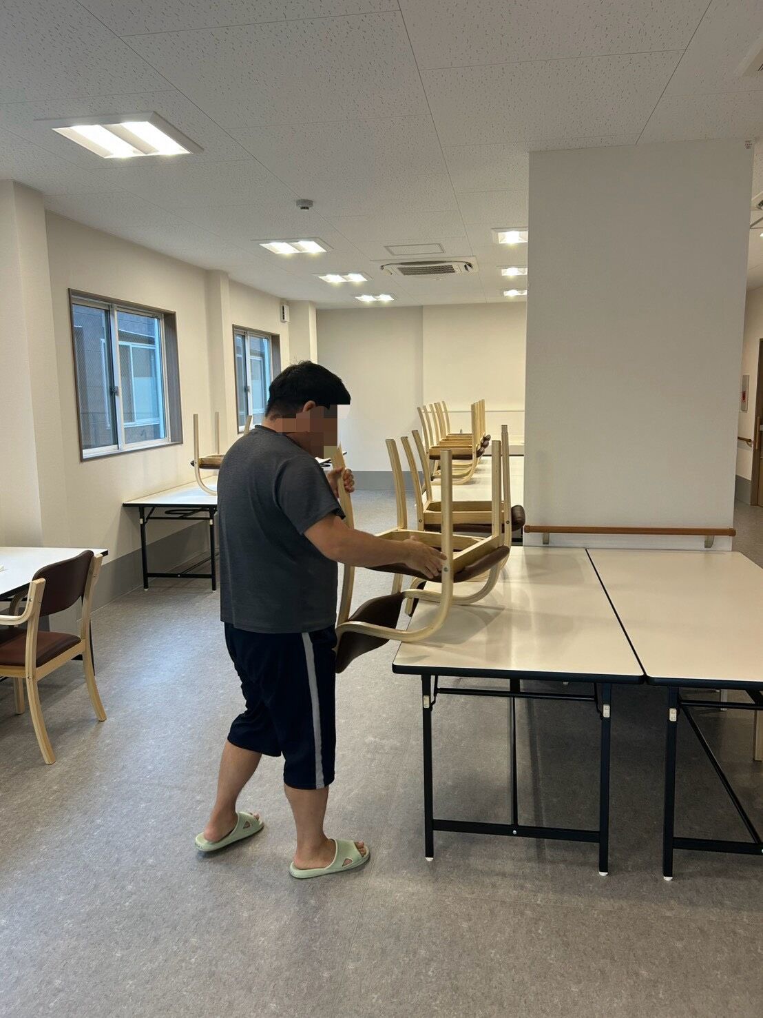 お手伝いをしてくれました(^^♪